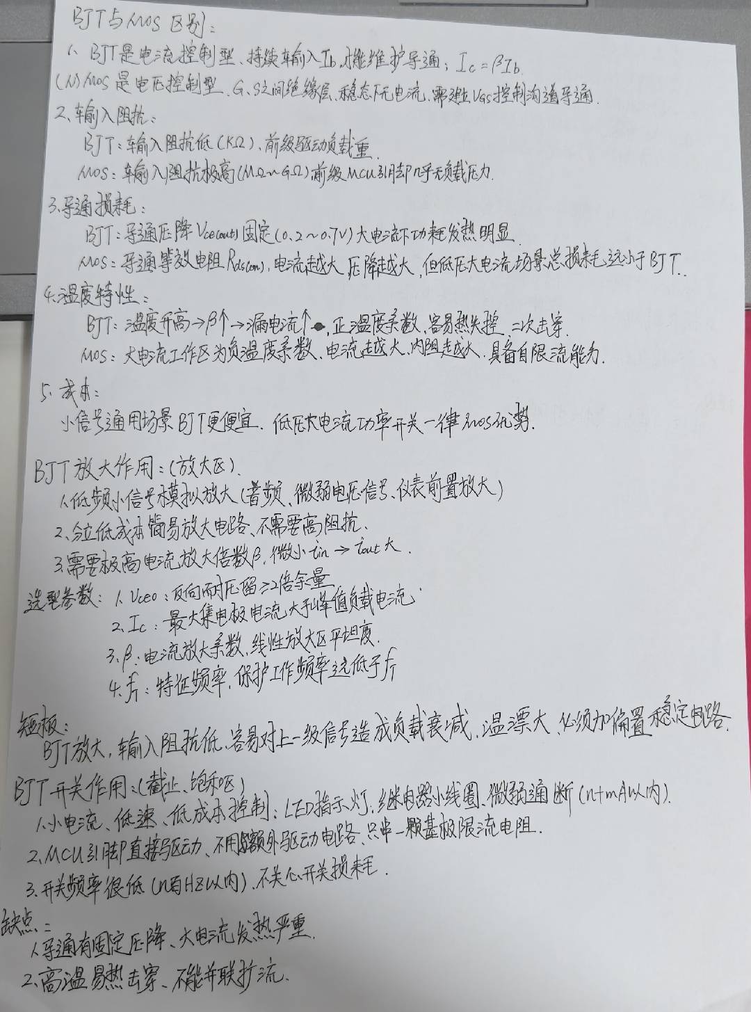 N-14 | 半导体开关器件：BJT 与 MOS 的原理区别、选型及应用场景